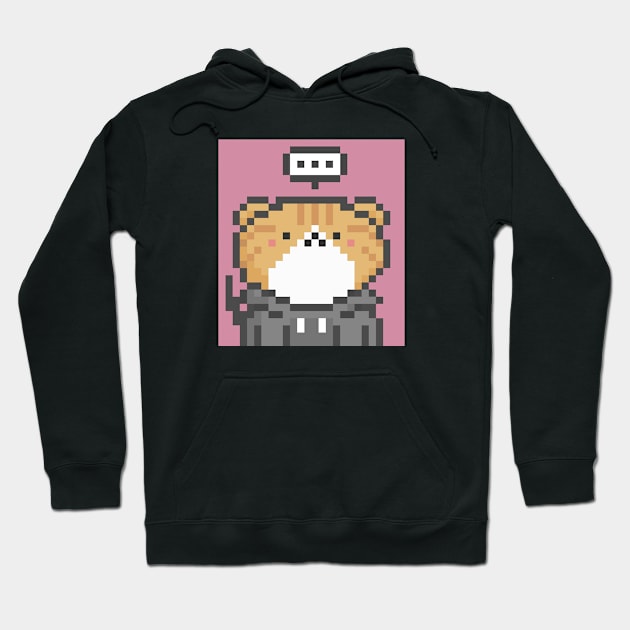 Pixel Cat 138 Hoodie by Infinite Mew Mew